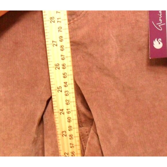 NWT Gloria Vanderbilt Amanda Slim Leg Jeans Smokey Mocha Size 16 Average Flex St - Picture 8 of 11